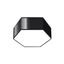 CEILING LAMP SUNDE 11 BLACK E27 2X60W IP20 thumbnail 2
