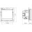 SCHUKO wall socket, locking device, plug-in, A.x/C.x, titanium thumbnail 2
