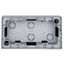 Two gang wall mounting housing, silver thumbnail 7