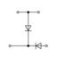 Component terminal block double-deck with 2 diodes 1N4007 gray thumbnail 4