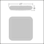 KAT SQ 1400-840 HF - Wall mounted LED luminaire thumbnail 3