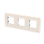 Frame 3-gang / 2+2+2-modules - IP44 - White thumbnail 2