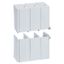 Sealable terminal cover - IP20 - for DSX 3-pole size 1 inter-disconnector and manual source inverter thumbnail 1