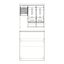 SZ2200E Meter board, Field width: 2, Rows: 0, 1770 mm x 590 mm x 320 mm, IP44 thumbnail 5