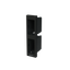 Frame for metallic and plastic profiles - Niessen logo - 1+1M - Matt Black thumbnail 2