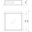 SK RK4 Shuttering unit for cassettes for polished screeds 253x253x55 thumbnail 2