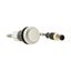 C22-D-W-K10-P3 Pushbutton, Flat, momentary, 1 N/O, Cable (black) with M12A plug, 4 pole, 0.5 m, White, Blank, Bezel: titanium thumbnail 16