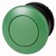 M22S-DP-G Mushroom actuator, RMQ-Titan, Mushroom, momentary, Mushroom green, green, Blank, Bezel: black thumbnail 1