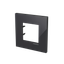 Frame 1-gang / 2-modules - Niessen logo - S - Tacteo Black thumbnail 2