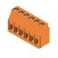 Printed circuit board terminals, 5.08 mm, Number of poles: 6, 90°, Solder pin length (l): 3.2 mm, tinned, orange, Clamping yoke connection, Clamping range, max. : 6 mm², Box thumbnail 5
