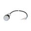 C22-DL-W-K10-24-P62 Illuminated pushbutton actuator, Flat, momentary, 1 N/O, Cable (black) with non-terminated end, 4 pole, 1 m, LED white, White, Blank, 24 V AC/DC, Beze thumbnail 3