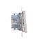 Double socket outlet with earthing for IP44 version with frame seal, with shutters, (module), Simon 24, IP20/IP44, 16A, black matt, Flap color: Transparent thumbnail 1