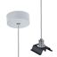 SLOIN slim ASI2 E-L BK/SR - Cord suspension incl. ceiling rose thumbnail 1