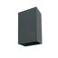 ANTHRACITE WALL 2x3W WW IP54 DARK LIGHT 100-240V thumbnail 2