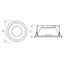 SEGON LED 26W DALI 2700lm/830 MAT IP44 70ø white GEN.2 thumbnail 3