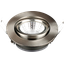 HALUX LED Slim Downlight 6W Dim-to-Warm 2100-2700K 427Lm 36° CRI>95 Flicker-Free Cutout 68 mm (Internal Driver Included) IP44 IK04 Brushed nickel THORGEON thumbnail 2