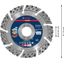 EXPERT MultiMaterial Diamond Cutting Disc 115 x 22,23 x 2,2 x 12 mm thumbnail 1