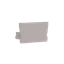 End cap for profile + cover S, Endcap SMALL U-Profil flat 17.3/9.6 white thumbnail 3