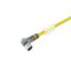 Sensor/actuator line, One end without connector, M8, Number of poles : 3, 3 m, Socket, angled, Shielded: No, LED: Yes, Sheath material: PUR, Halogen: No thumbnail 2