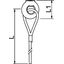 QWT RO 3 3M G Suspension wire with eyelet 3x3000mm thumbnail 2