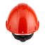3M™ Hard Hat, Uvicator, Ratchet, Ventilated, Plastic Sweatband, Red, G thumbnail 4