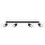 CEILING LAMP NERO 4 BLACK/CHROME GU10 4X40W IP20 thumbnail 3