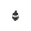 Short handle selector, 2 positions black with marking thumbnail 2