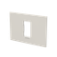 Frame - 1-gang / 1-module - Niessen logo - S - Dune thumbnail 2
