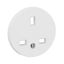 2P+E 13A BS STANDARD SOCKET WHITE thumbnail 2