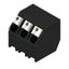 Printed circuit board terminals, 5.00 mm, Number of poles: 3, 135°, Solder pin length (l): 1.5 mm, black, PUSH IN with actuator, Clamping range, max. : 1.5 mm², Tube thumbnail 2