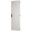 XTSZDSKV4R-H2000W600 Section wide door, ventilated, right, HxW=2000x600mm, IP42, grey thumbnail 1