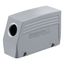 HDC enclosures, Size: 8, Protection degree: IP65, in plugged condition, Cable entry from side, Plug housing, Side-locking clamp on lower side, high, Size of cable entries: M 40 thumbnail 1