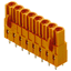 PCB plug-in connector, female header, closed side, THT solder connection, 5.08 mm, Number of poles: 6, 180°, Solder pin length (l): 4.5 mm, tinned, black, Box thumbnail 5