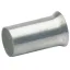 Uninsulated wire end ferrule, 120 mm², 30 mm long, DIN 46228/1, silver, 8330V thumbnail 1