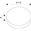 EUTRAC ceiling canopy, white, new version thumbnail 2
