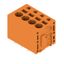 Printed circuit board terminals, 5.08 mm, Number of poles: 4, 180°, Solder pin length (l): 3.5 mm, tinned, orange, PUSH IN without actuator, Clamping range, max. : 2.5 mm², Box thumbnail 2