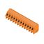 Printed circuit board terminals, 5.08 mm, Number of poles: 12, 135°, Solder pin length (l): 3.5 mm, tinned, orange, Clamping yoke connection, Clamping range, max. : 2.5 mm², Box thumbnail 4