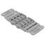 Mounting carrier with strain relief 4-way for inline splicing connecto thumbnail 1