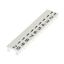Marked Label for terminal blocks 2.5 mmÂ² screw models, 10 plastic labe XW5T0068A thumbnail 3