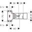 Concealed valve 1/2", 52l/min thumbnail 2