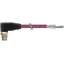 M12 male 90° A-cod. with cable PUR AWG24+22 shielded vt 8m thumbnail 1