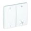 DOUBLE ROCKER F/ TWO-WAY SWITCH FAN WHITE thumbnail 1