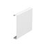 Cover for system opening 80 12x76,5x100 Steel Pure white RAL 9010 thumbnail 1
