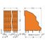 Quadruple-deck PCB terminal block 2.5 mm² Pin spacing 5.08 mm orange thumbnail 3