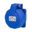 Socket 230V/16A IP67 built-in 13960-F thumbnail 1