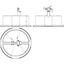 Roof conductor holder w. support plate a. concrete block f. HVI Cond.  thumbnail 2