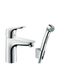 Focus 100 basin mixer with bidet, 1.60m, chrome thumbnail 1