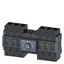 SENTRON, 3KC transfer switching equipment, manually operated, MTSE, size: 5, 3-pole, Iu: 1250 A, Ue thumbnail 2