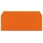 End and intermediate plate 2.5 mm thick orange thumbnail 1