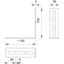 CMW90FT Installation profile 90Â° 102x102x30 90° mounting bracket FT thumbnail 2